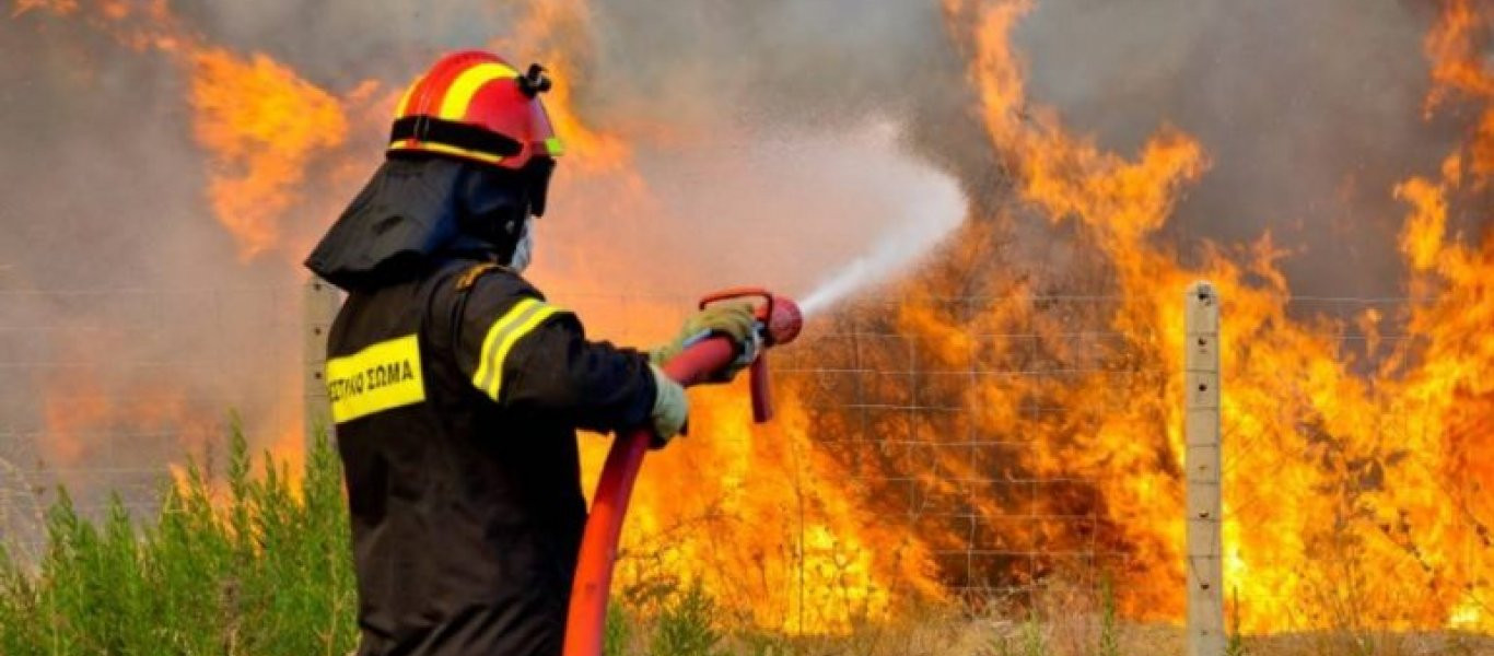 Αγρίνιο: Σε εξέλιξη βρίσκεται πυρκαγιά σε δασική έκταση